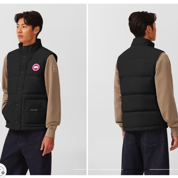 CANADA GOOSE FREESTYLE CREW VEST MENS S/P IN BLACK - Picture 13 of 13